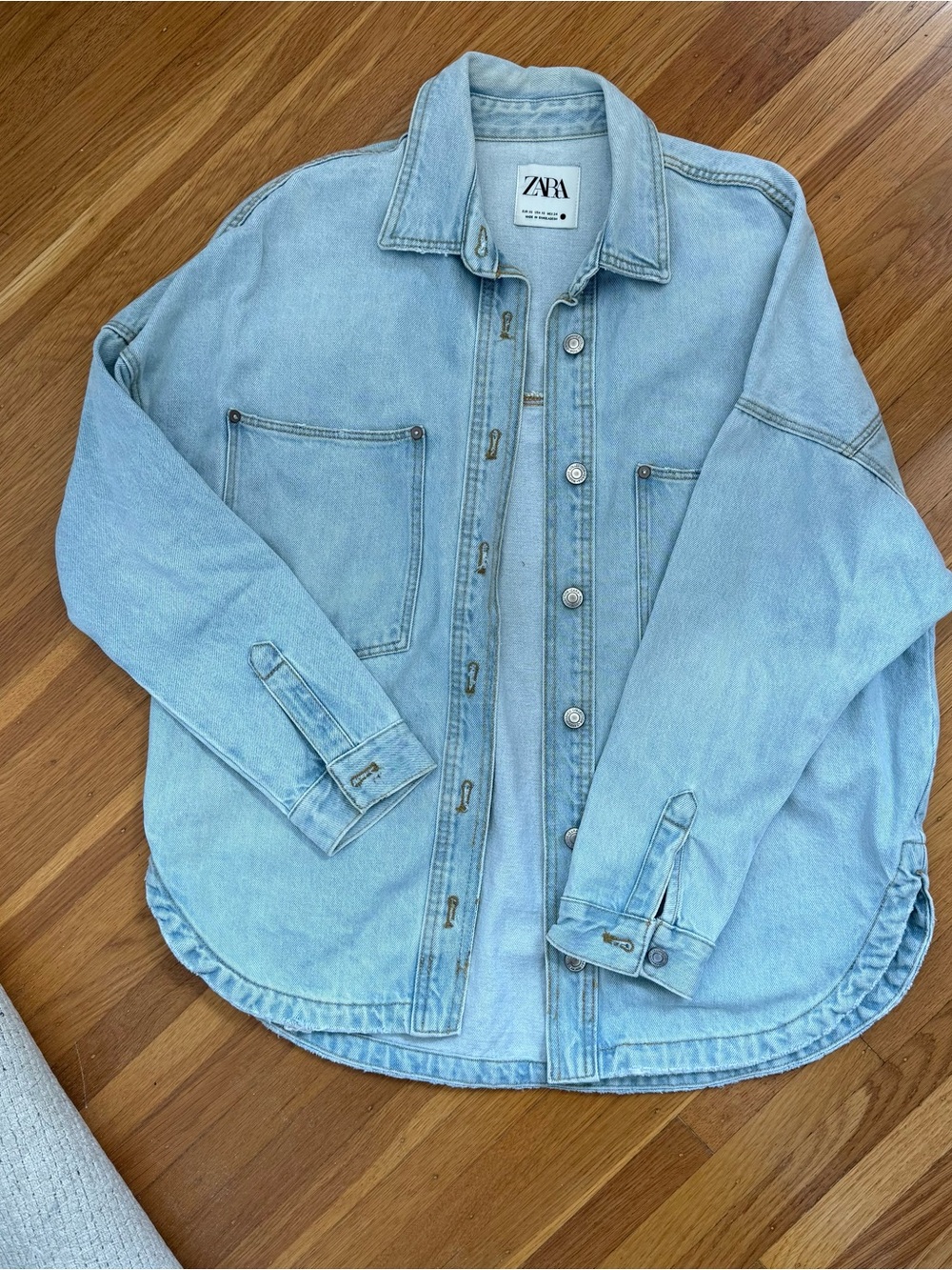 Zara Light Blue Denim Jacket
